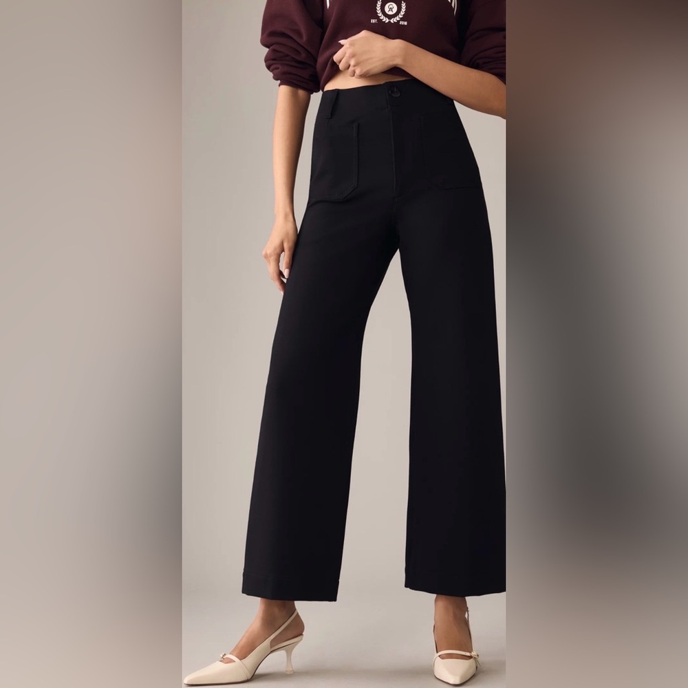 Anthropologie Colette black Ponte pants sz 14